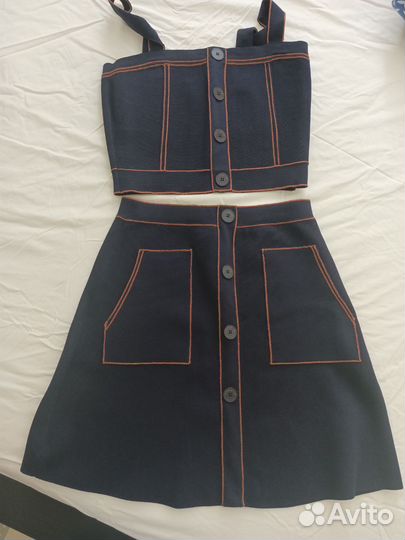 Костюм юбка и топ