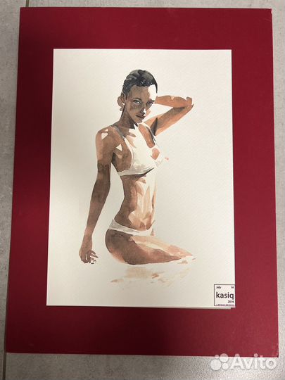 Интерьерная картина акварель