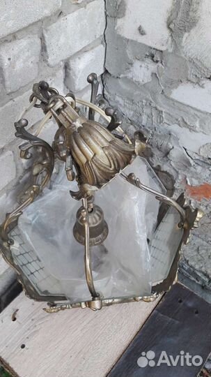 Бронзовая люстра СССР