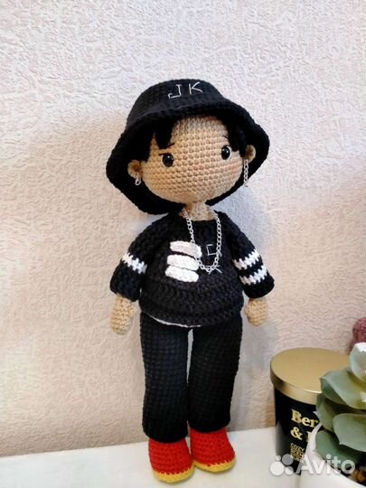 Вязаная кукла Чонгук BTS
