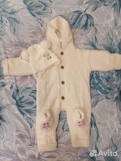 Комплект на выписку для девочки (зимний)