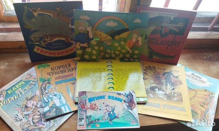 Большой выбор старых детских книг,1960г.ссср,Пазлы