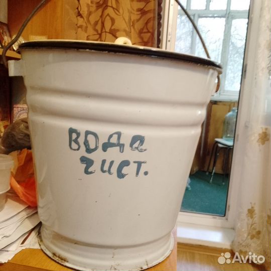 Ведро эмалированное