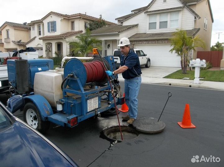 Прочистка канализации и устранение засоров