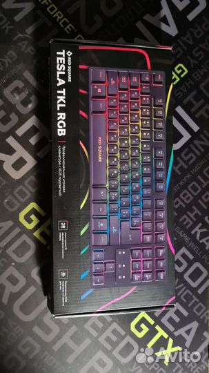 Red Sqaure Tesla RGB