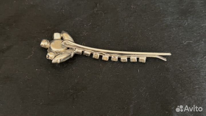 Брошь браслет и заколка винтажная чехия СССР