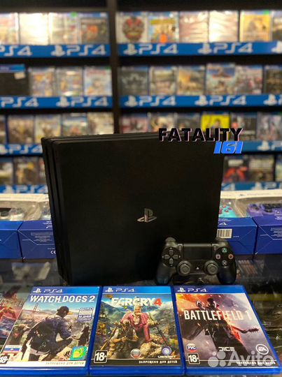 Sony Playstation 4 PRO 1TB 7208 как новая