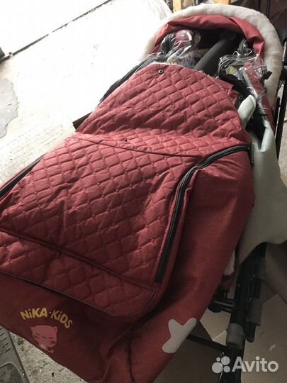 Новые санки nika нд7-7/К. Королевский красный