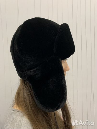 Шапка-ушанка женская