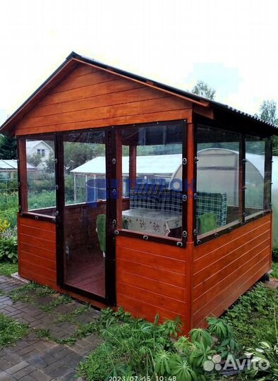 Мягкие окна для террас