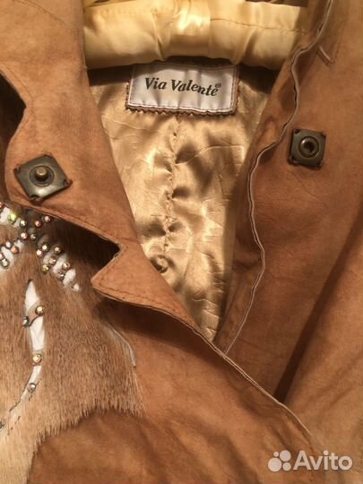 Куртка кожаная женская 42 44