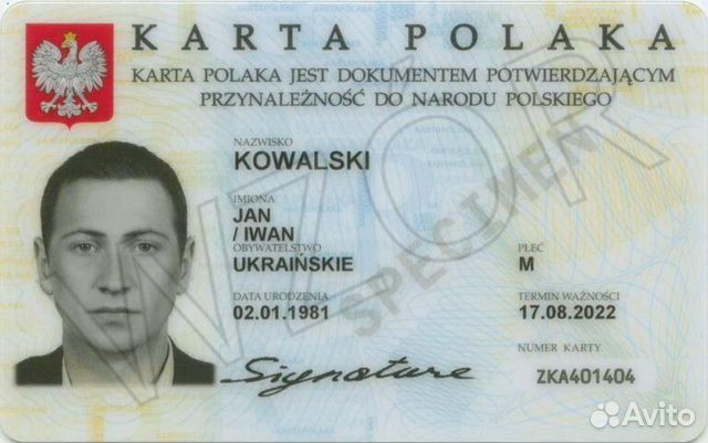 Как выглядит карта поляка