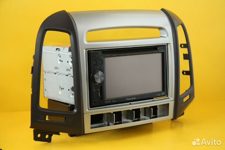 Переходная рамка 2din Hyundai Santa Fe (4 кнопки)