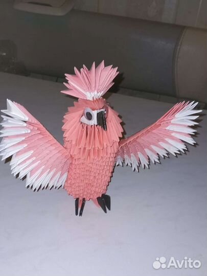 Попугай из бумаги