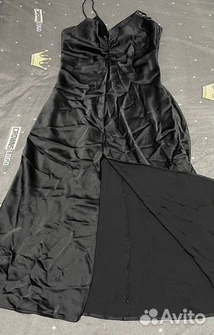Платье комбинация zara черное