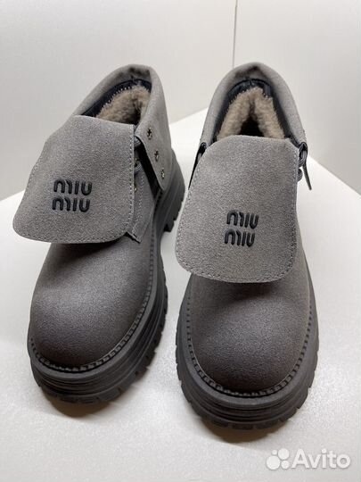 Ботинки женские зимние Miu Miu