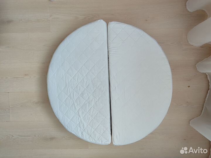 Матрас для детской кроватки овальный(круглый)
