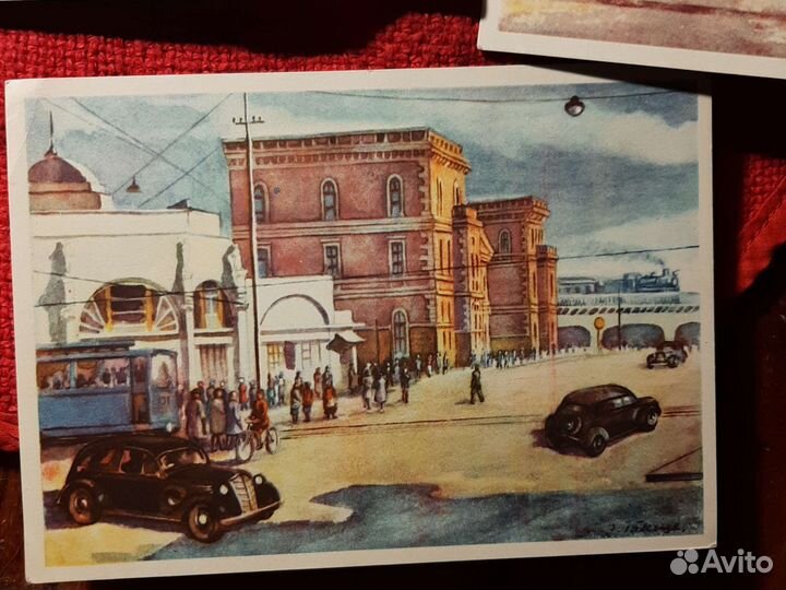 Почтовая карточка/ город Рига 6шт./ 1917-50е годы