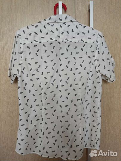 Рубашка летняя для мальчика 8-10 лет