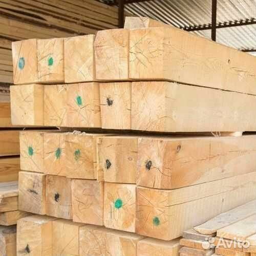Доска обрезная (плаха тёс) брус 6 м