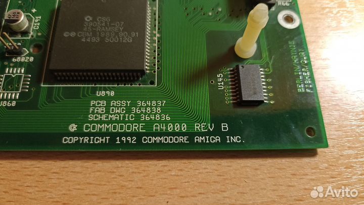 Commodore amiga a4000 + панель