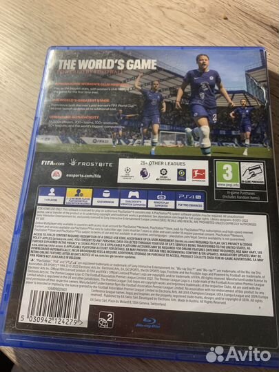 Fifa 23 ps4 диск на русском