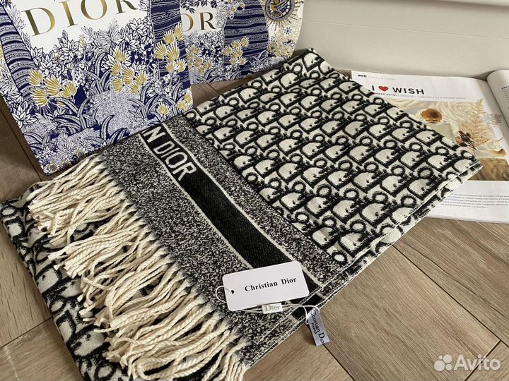 Женский кашемировый шарф Dior
