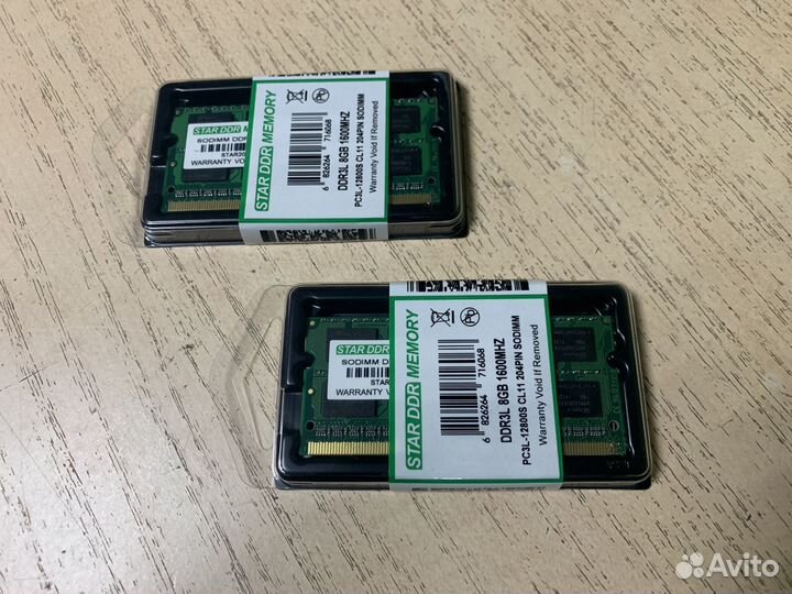 Оперативная память DDR3 8gb Sodimm Гарантия