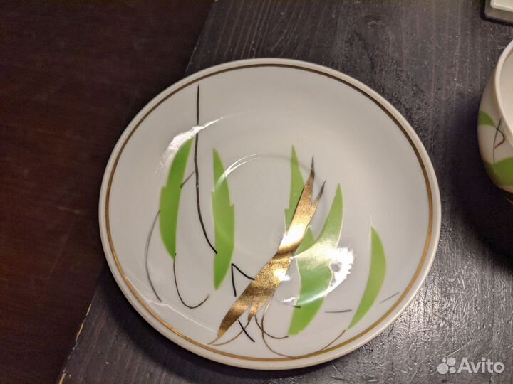 Чайные пары СССР, фарфор. Дулёво, верблики