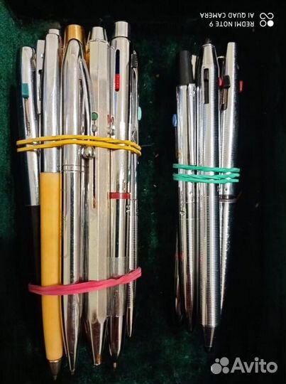 Ручки шариковые 4-х цветные, СССР, 60-80-х годов