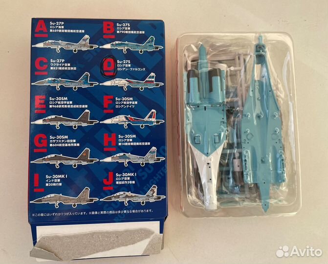 Модель F-Toys 1/144 Су-27С Соколы России