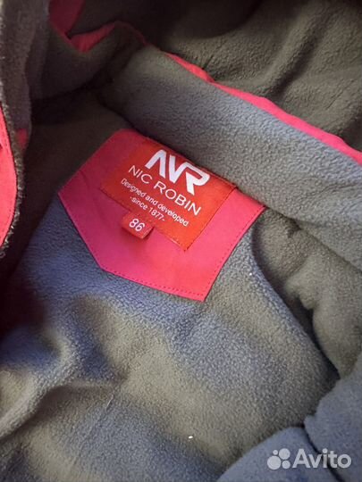 Зимний комбинезон для девочки 86