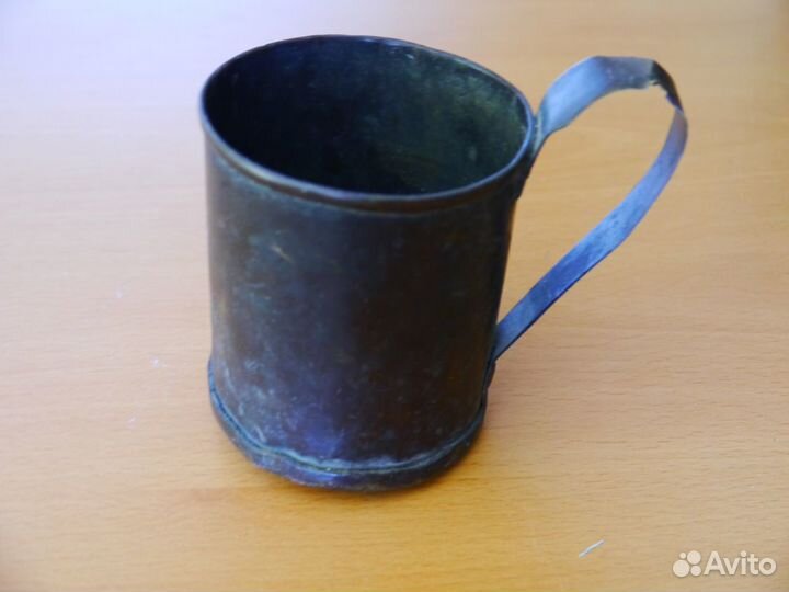 Бруттальный подстаканник-кружка из бронзы, ВОВ