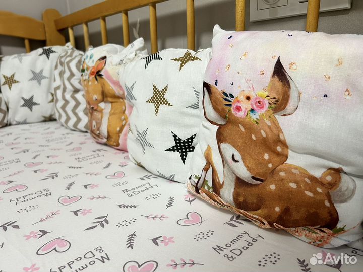 Бортики в кроватку