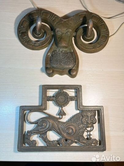 Вешалка баран СССР и кованый декор лот