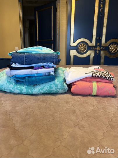 Детские вещи пакетом для девочки 134 140