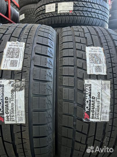 Yokohama Ice Guard IG60 245/40 R19 и 275/35 R19 100Q