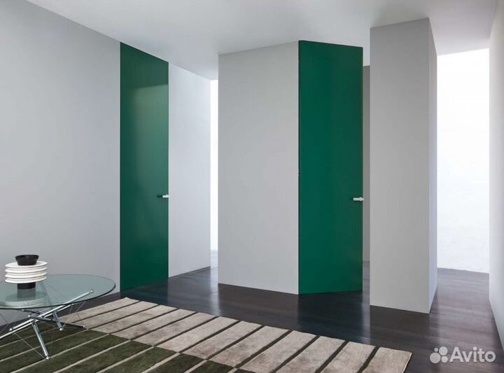 Скрытые межкомнатные двери под покраску