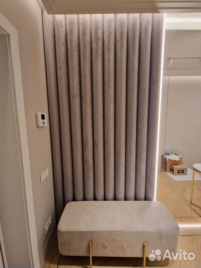 Мягкие стеновые панели в прихожей