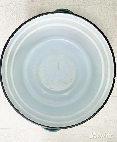 Бак эмалированный зелёный 24 литра