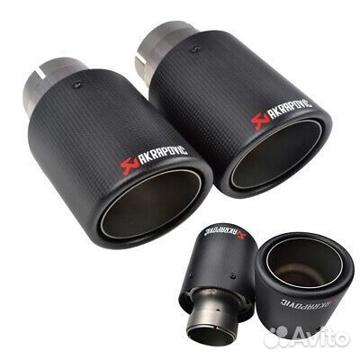 Насадка на глушитель Akrapovic style 63 - 101 (2 в