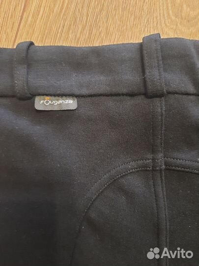 Бриджи для верховой езды fouganza новые 128
