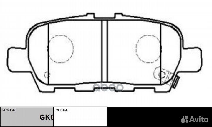 Колодки infiniti FX CKN-140 CTR