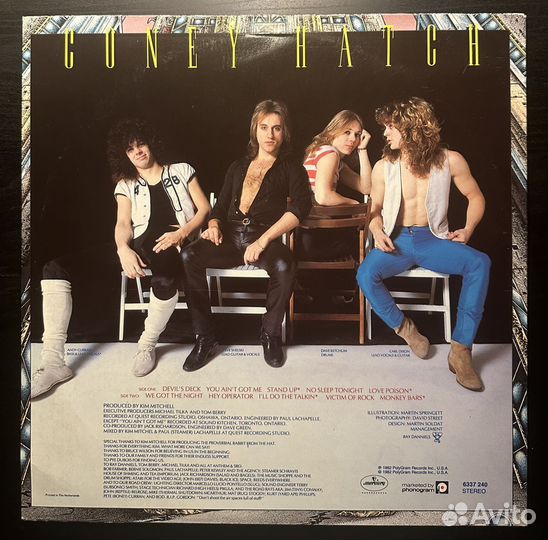 Coney Hatch – Coney Hatch (Голландия 1982г.)