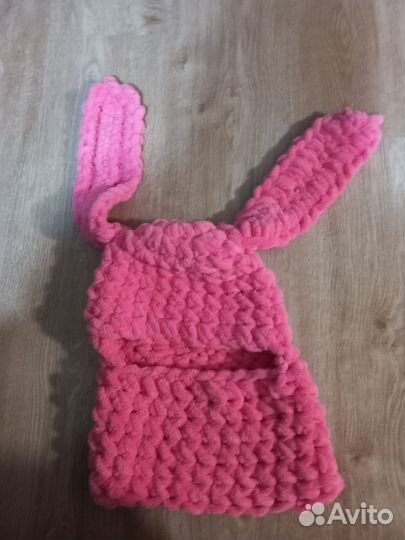 Балаклава шапка с ушками