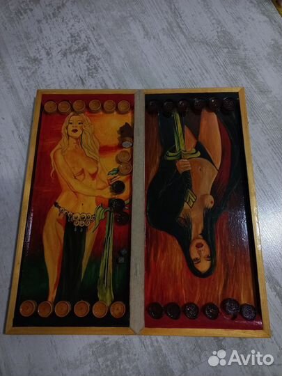 Нарды тюремные деревянные