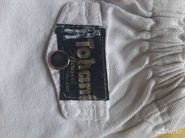 Джинсы детские белые