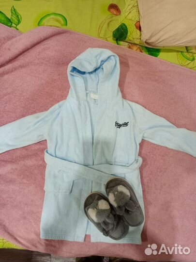 Халат детский для мальчика и девочки 98/105