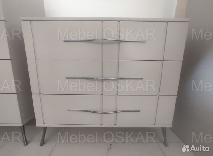 Комод Шато 100см мдф эмаль mokka