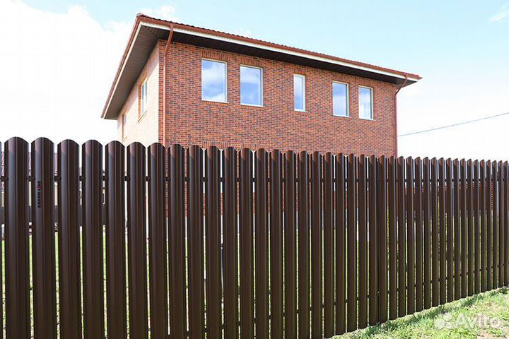 Штакетник металлический